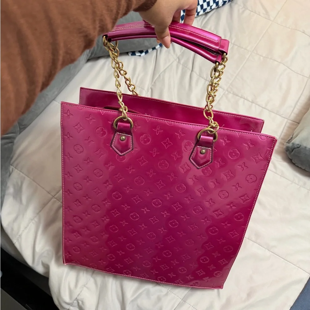 Pink Designer Tote Bag - Picture 1 of 5